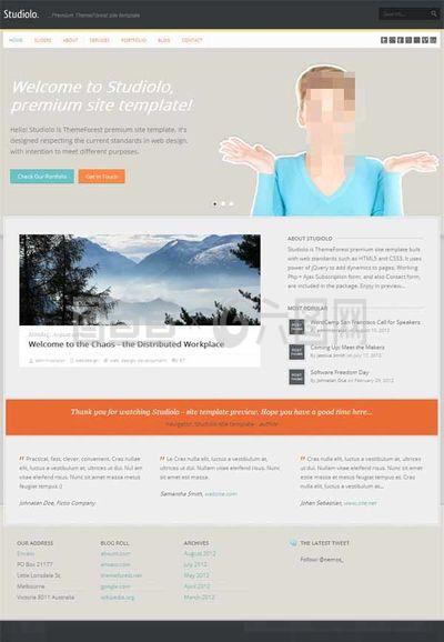 網(wǎng)頁設(shè)計(jì)html5網(wǎng)站模板